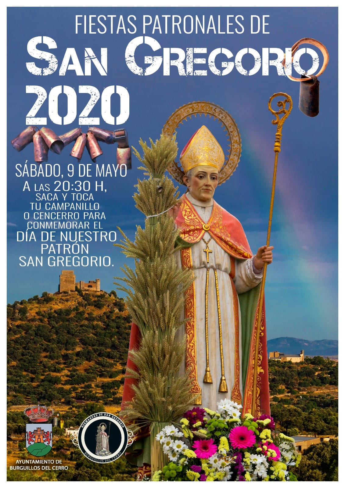 Fiestas en honor a San Gregorio Ostiense 2020 Burguillos del Cerro